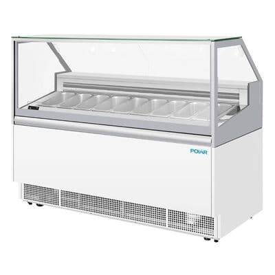 Polar U-Series 9 Pan Gelato Showcase