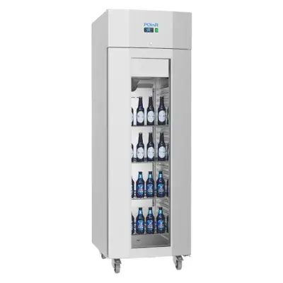Polar U-Series Energy Efficient Glass Door Upright Storage/Display Fridge