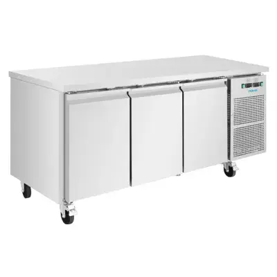 Polar U-Series Three Door Counter Fridge/Freezer 314Ltr