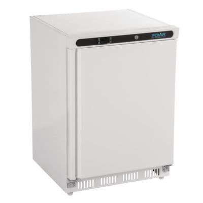 Polar Undercounter Fridge White 150Ltr