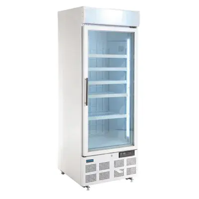 Polar Upright Display Freezer 412Ltr White