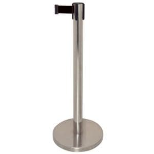 Retractable Barrier. Black Strap