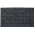 Rubber Backed Floor Mat 3’x2’ Black (60x90cm)