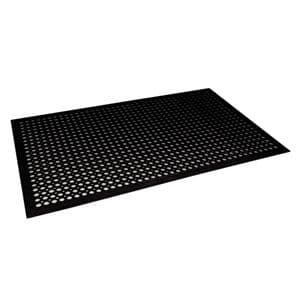 Rubber Fatigue Relief Mats 5’x3’ Black (90x150cm)