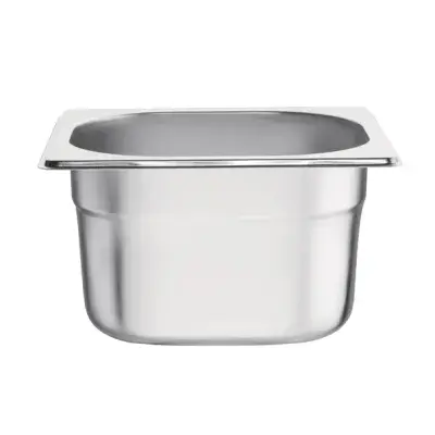 Stainless Steel Gastronorm Container 1/6 Size 176x162mm  - Available in 4 Depths