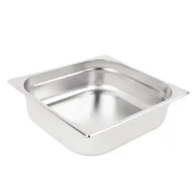 Stainless Steel Gastronorm Container 2/3 Size 325x354mm - Available in 6 Depths