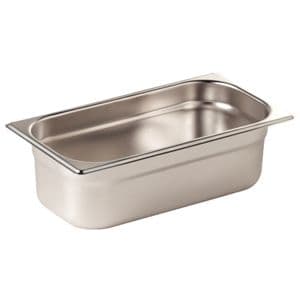 Stainless Steel Gastronorm Pan - 1/3 One Third Size/150mm