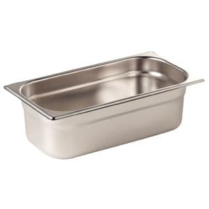 Stainless Steel Gastronorm Pan - 1/4 One Quarter Size/200mm