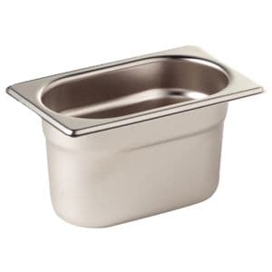 Stainless Steel Gastronorm Pan - 1/9 One Ninth Siz/150mm