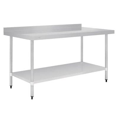 Stainless Steel Table with Upstand 700(D)mm
