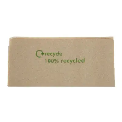 Swantex Recycled Lunch Napkin Kraft 32x30cm 1ply Pre-Folded (Pack of 6000)