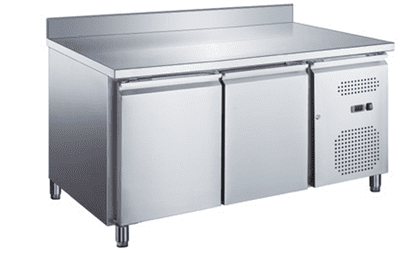 Unifrost CF1360G 2 Door Freezer Counter with Back Splash