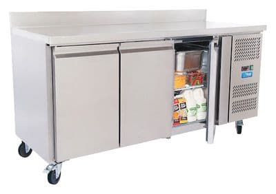Unifrost CR1800G 3 Door Professional Counter Refrigerator With Upstand