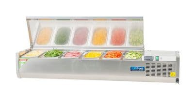 Unifrost CTS1400 Cold Toppings Fridge S/S 6x1/4GN
