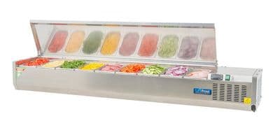 Unifrost CTS1800 Cold Toppings Fridge S/S 8x1/4GN