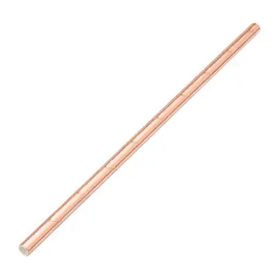 Utopia Biodegradable Paper Straws Copper (Pack of 250)