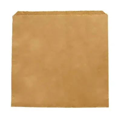 Vegware Compostable Paper Sandwich Bags Kraft - 10x10