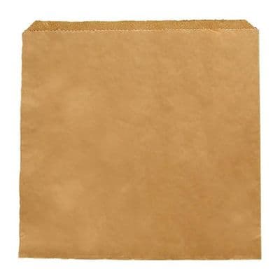 Vegware Compostable Paper Sandwich Bags Kraft - 7x7