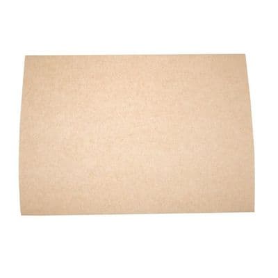 Vegware Compostable Unbleached Greaseproof Paper 380 x