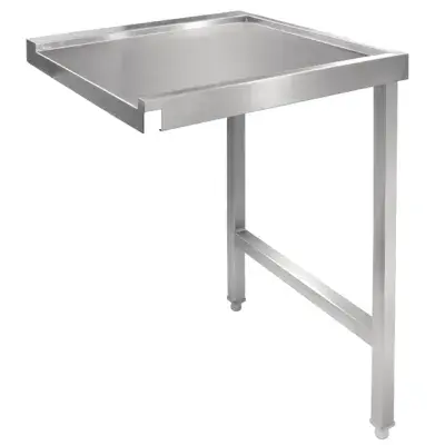Vogue Pass Through Dishwash Table Right 600mm