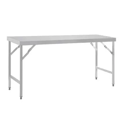 Vogue Stainless Steel Folding Table 900(H) x 1800(W) x 600(D)mm