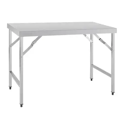 Vogue Stainless Steel Folding Table - Available In 2 Sizes