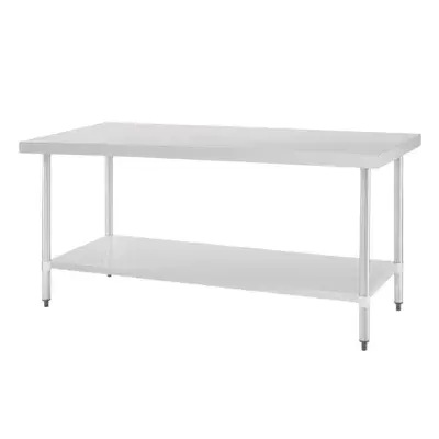 Vogue Stainless Steel Prep Table 1800mm - Available In 2 Depths