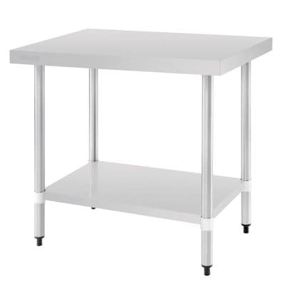Vogue Stainless Steel Prep Table