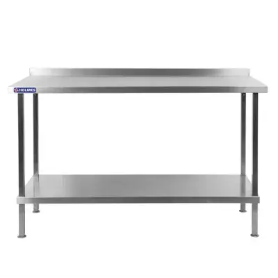 Vogue Stainless Steel Wall Table with Upstand - Available In 5 Widths