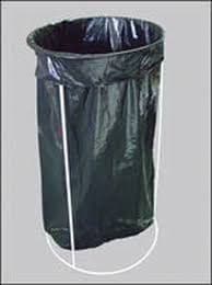 Wire Refuse Stand White