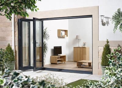 AluVu External Folding-Sliding Pre-finished Grey (LH)