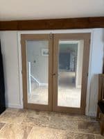 Ely Prefinished Oak Glazed 1 Lite Full