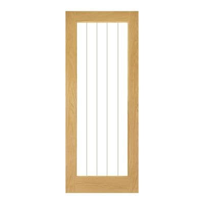 Ely Prefinished Oak Glazed 1 Lite Full