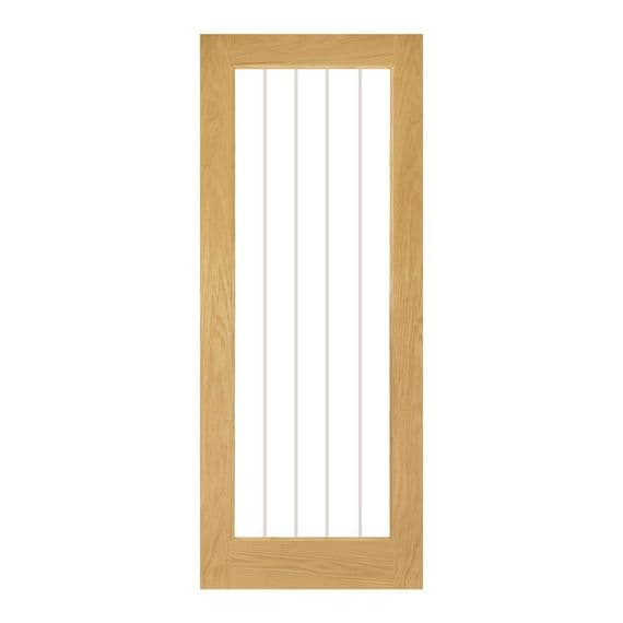 Ely Prefinished Oak Glazed 1 Lite Full