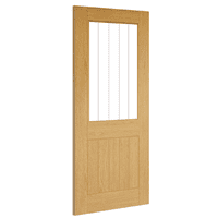 Ely Prefinished Oak Glazed (1 Lite Half)