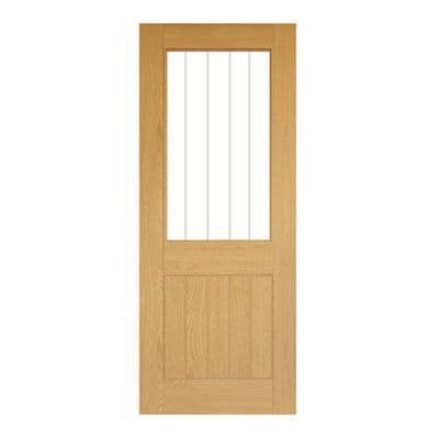 Ely Prefinished Oak Glazed (1 Lite Half)