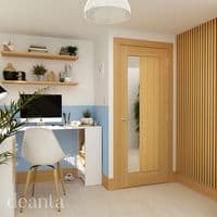 Ely Prefinished Oak Glazed Side Lite