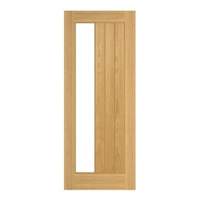 Ely Prefinished Oak Glazed Side Lite 30 Minute Fire Door (FD30)
