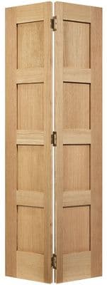 Oak Contemporary Bi-Fold (4P)