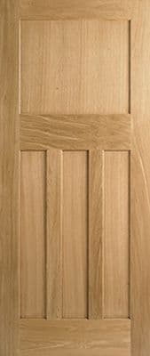 Oak DX 30s Style Fire Door