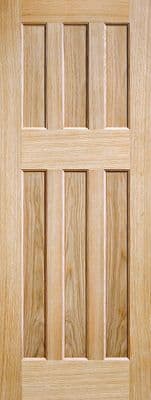 Oak DX 60s Style Fire Door