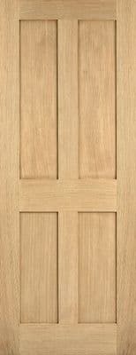 Oak London Fire Door