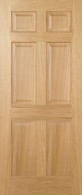 Oak Regency Pre-Finished Fire Door (6P)