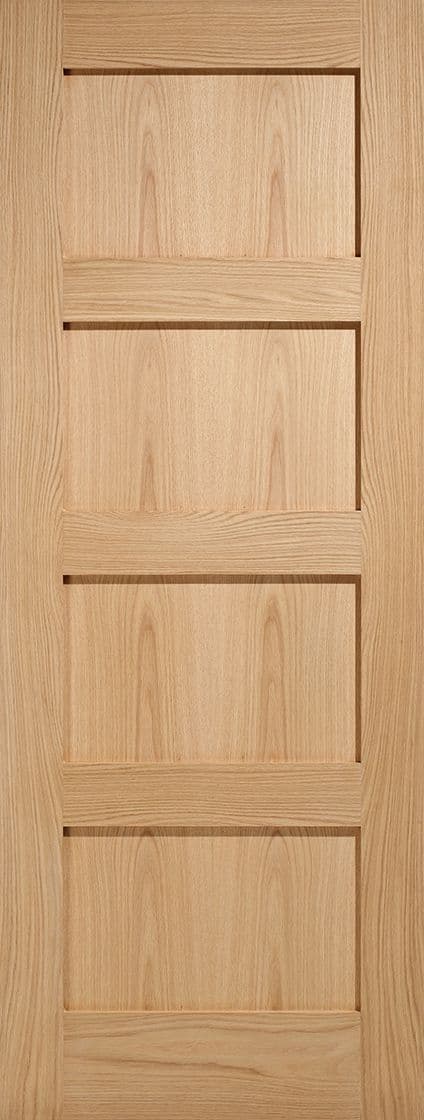 Oak Shaker (4P, Pre-finished/Unfinished)
