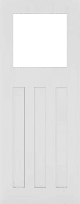 White Primed Cambridge Glazed