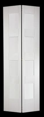 White Shaker Glazed Bi-Fold (4L)