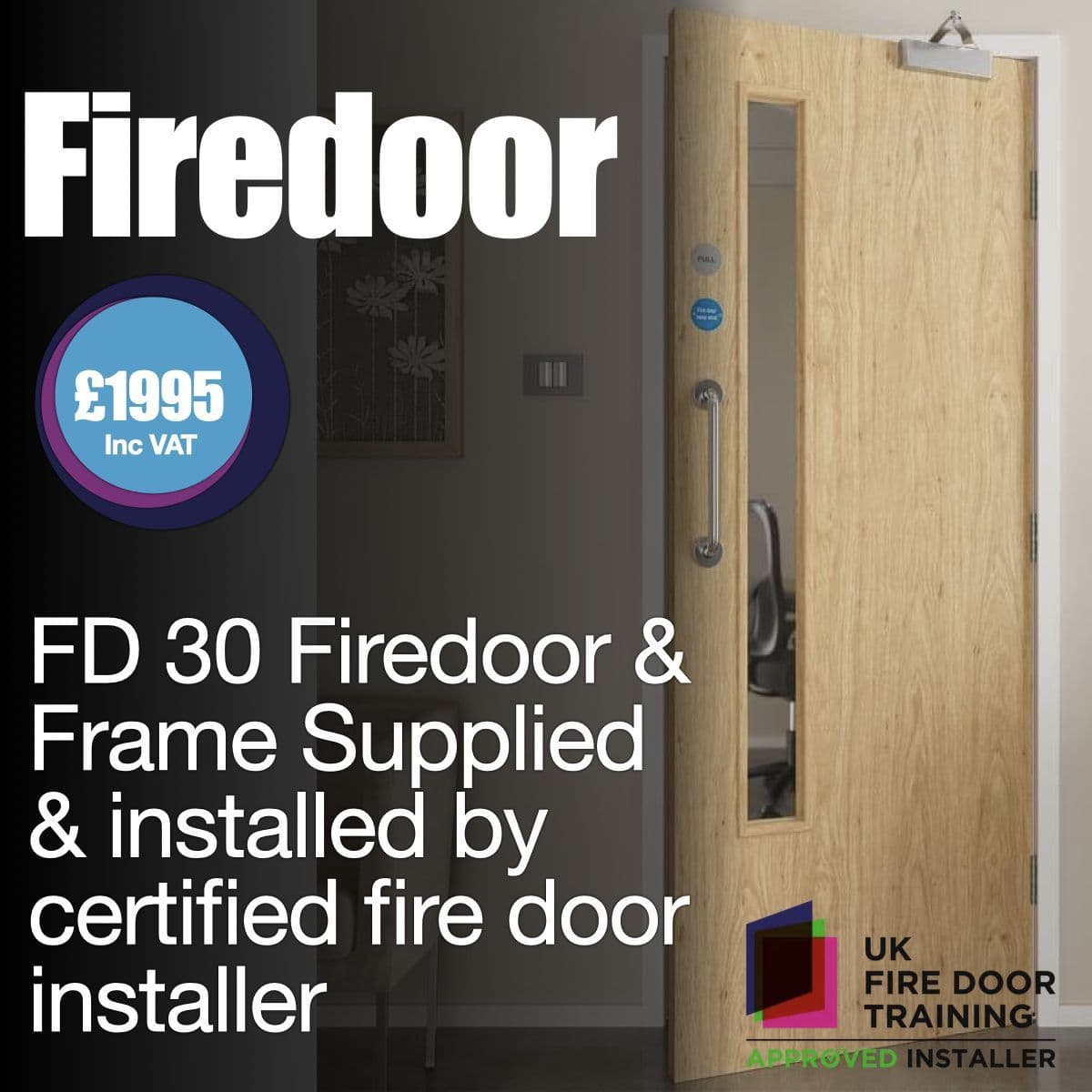 Fire Door Installation Example