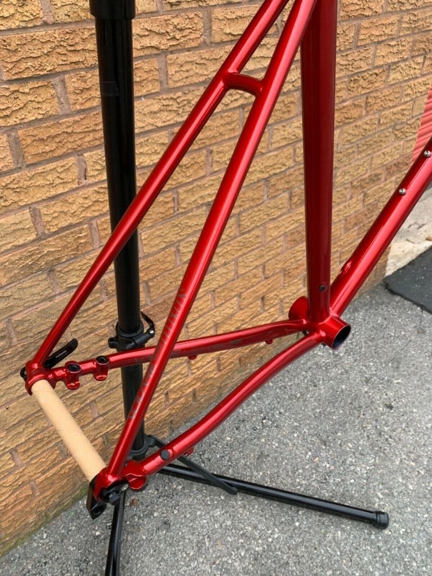 Genesis Volare Reynolds 853 Disc Brake Steel Road Frameset Frame & Fork Red