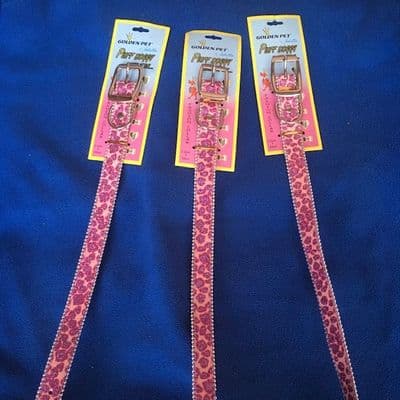 Assorted Collars x100 - mixed sizes - pink + blue