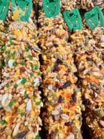 Assorted FRUIT, BERRY + NUT Sticks  x100 (bird or small animal)